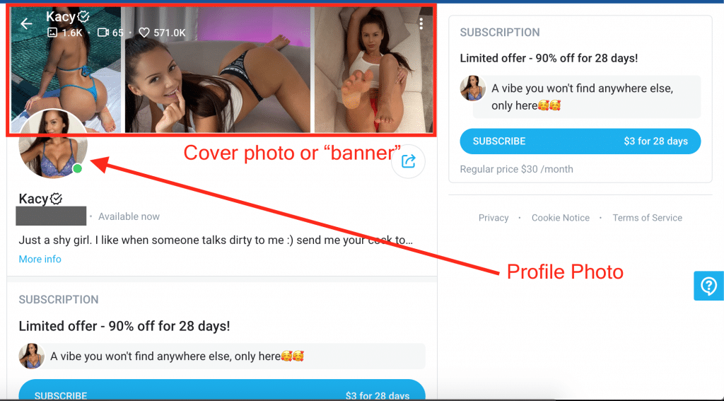 configurer son profil onlyfans