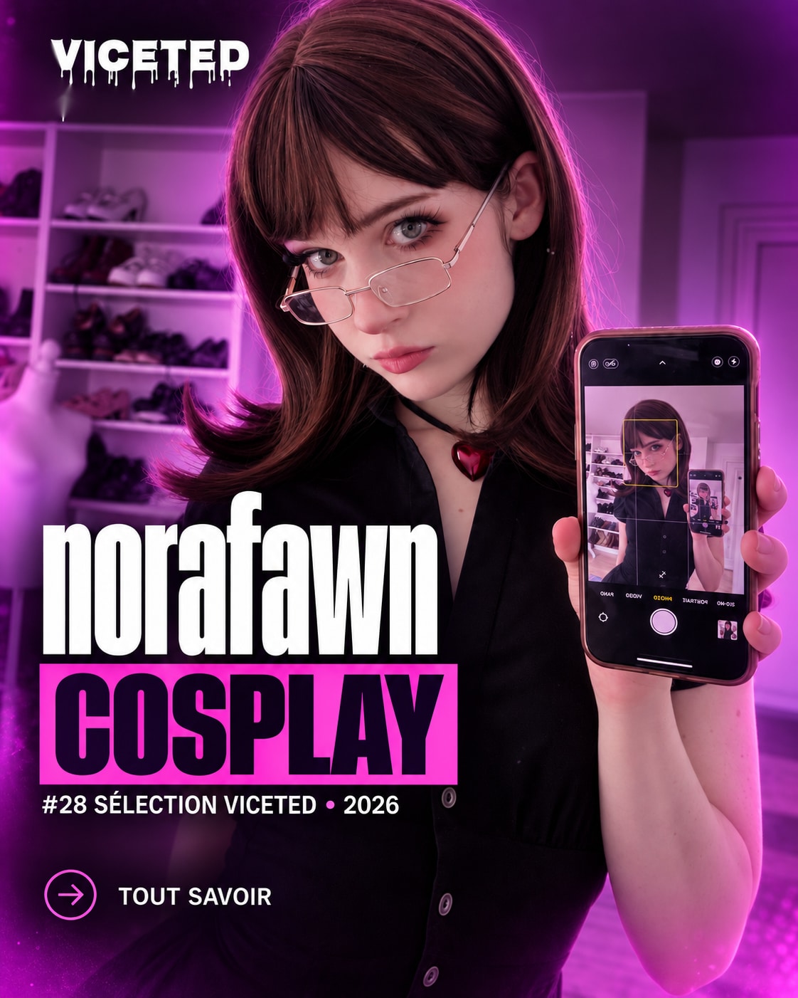 Nora Fawn, cosplayeuse américaine et créatrice OnlyFans