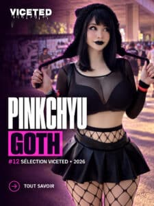 Pinkchyu, créatrice OnlyFans américaine goth et cosplayeuse